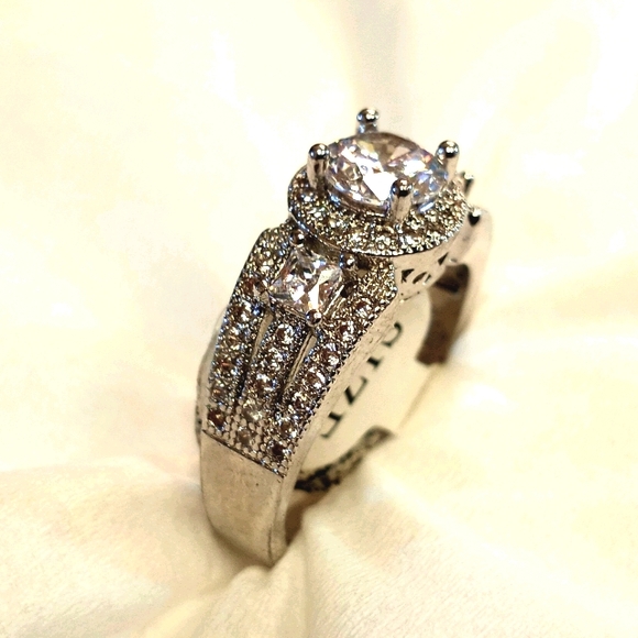 White sapphire brilliant, silver .925 - Picture 5 of 6